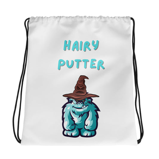 HAIRY PUTTER DRAWSTRING BAG